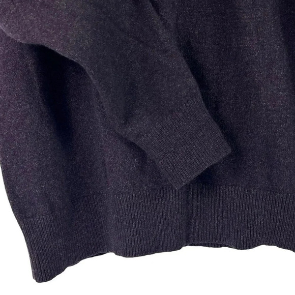 Banana Republic Filpucci Men's Size XL Wool Blend Pullover Sweater Purple & Gray - Picture 5 of 6